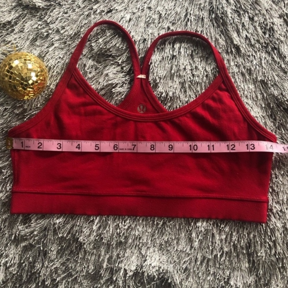 Red lululemon matching set